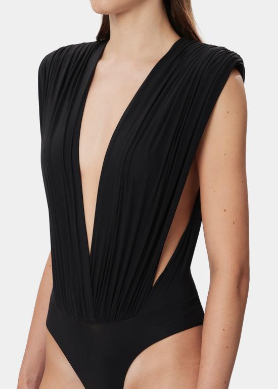 26SS 아마주인 바디수트 티셔츠 12NIKUDB DEEPBLACK Nero - AMAZUIN