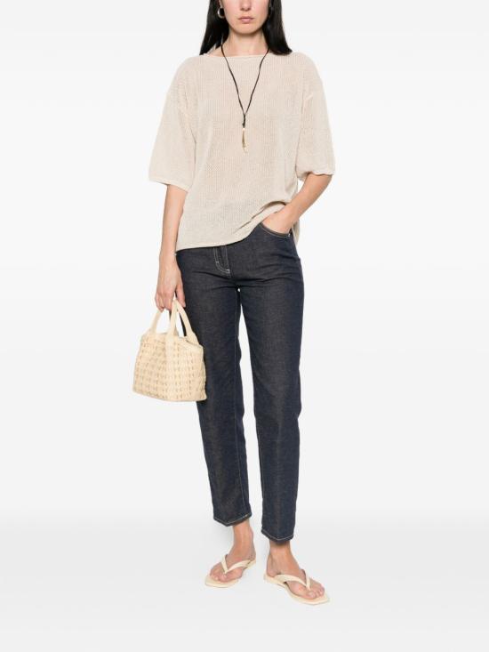 26SS 안토넬리 피렌체 스웨터 41745Q01907 20102 Bianco - ANTONELLI FIRENZE