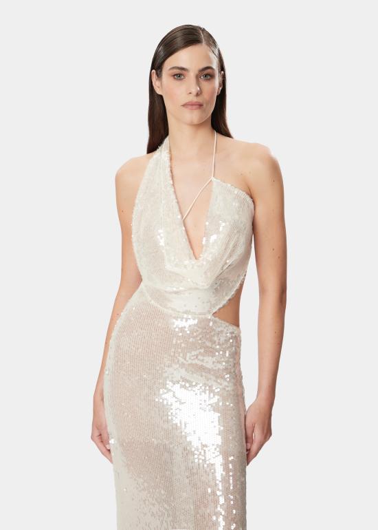 26SS 아마주인 미디 원피스 12ISEUSCR CREAM White - AMAZUIN