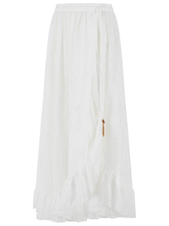 26SS 짐머만 롱 스커트 5770SRS263IVORY Ivory - ZIMMERMANN