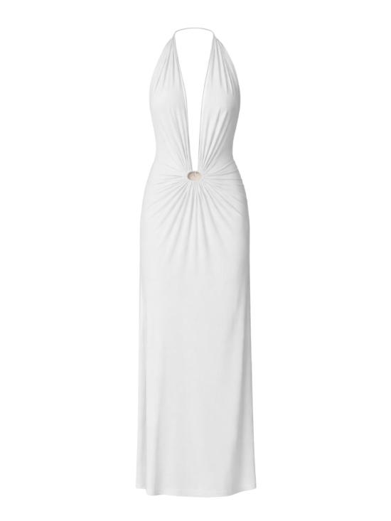 26SS 아마주인 미디 원피스 12JOEUOW OFFWHITE White