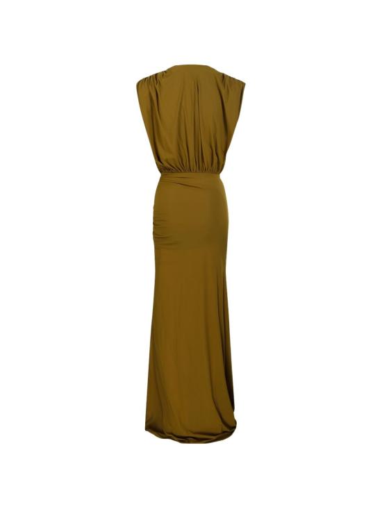 26SS 아마주인 미디 원피스 12MEGUKG KHAKIGREEN Green - AMAZUIN