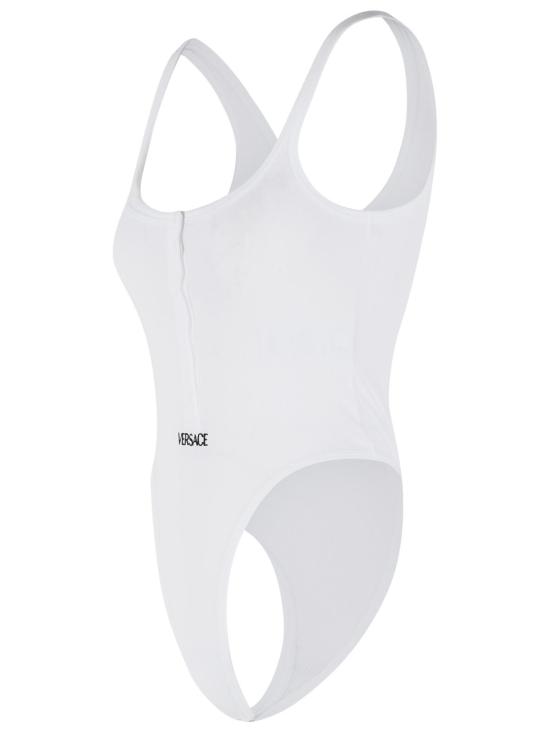 26SS 베르사체 바디수트 티셔츠 1019688 1A095511W010 White - VERSACE