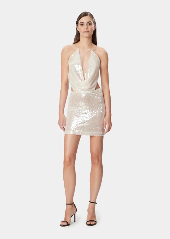 26SS 아마주인 미디 원피스 12ESTUSCR CREAM White