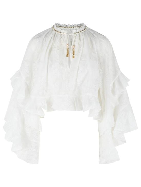 26SS 짐머만 블라우스 6883TRS263IVORY Ivory