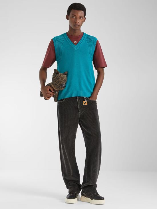 26SS 펜디 반팔 티셔츠 FY0936ARYY F0HM6 Red - FENDI