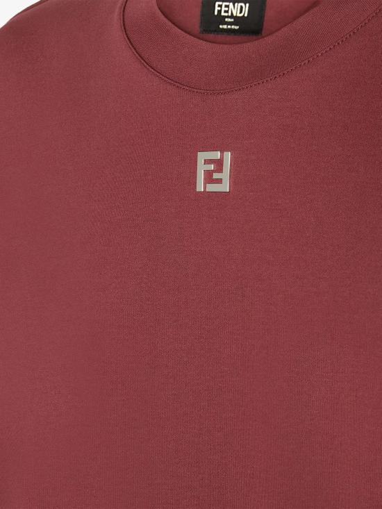 26SS 펜디 반팔 티셔츠 FY0936ARYY F0HM6 Red - FENDI