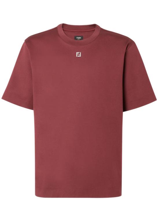 26SS 펜디 반팔 티셔츠 FY0936ARYY F0HM6 Red