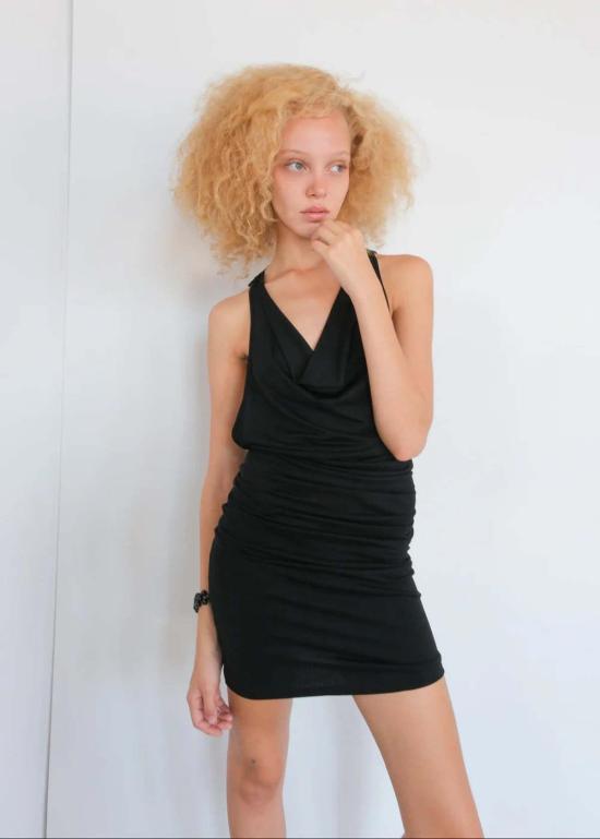  길 숏 원피스 Geel Nori 드레스 블랙 - GEEL