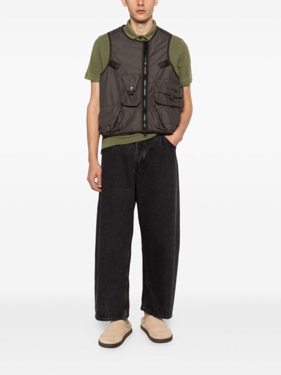 26SS 스톤 아일랜드 베스트 G100006 S0318V0065 Brown - STONE ISLAND