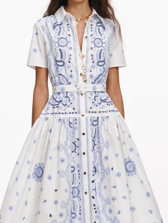 26SS 셀프 포트레이트 미디 원피스 AC26001MW WHITE White - SELF PORTRAIT