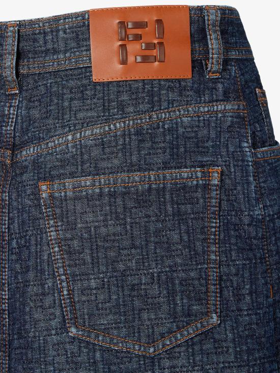 26SS 펜디 숏 스커트 FLQ604AW82 F1UKI Blue - FENDI