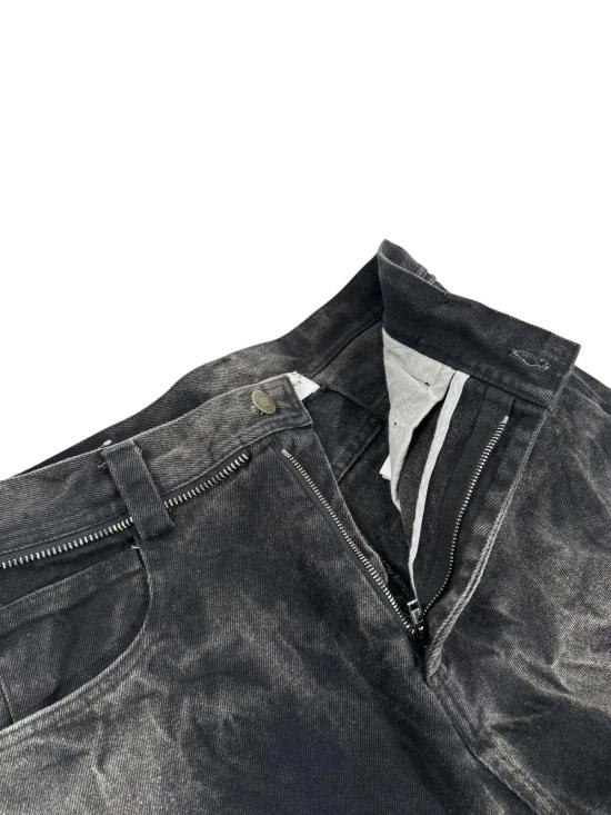  이자벨베네나토 데님 팬츠 Isabel Benenato 워시드 데님 와이드레그 쇼츠 - ISABEL BENENATO