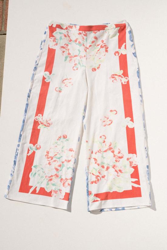  Carleen 팔라초 팬츠 칼린 스카우트 타이백