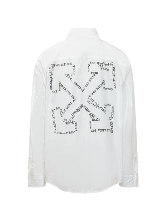 26SS 오프화이트 긴팔 셔츠 OMGE04VS26FAB00110 100 White - OFF WHITE