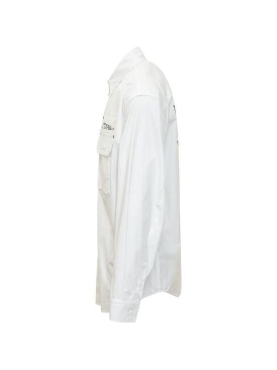 26SS 오프화이트 긴팔 셔츠 OMGE04VS26FAB00110 100 White - OFF WHITE