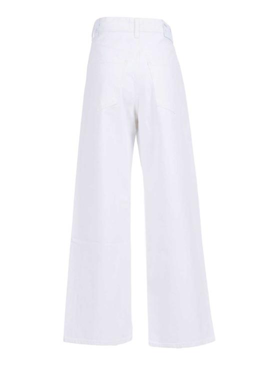  에이골디 팬츠 아골데 바나 폴드 진 화이트 - AGOLDE