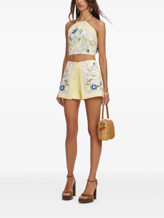 26SS 셀프 포트레이트 숏팬츠 AC26014PY YELLOW Yellow - SELF PORTRAIT