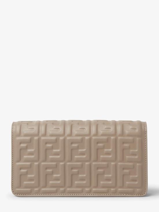 26SS 펜디 바게트 체인 지갑 8M0498AAJD F0E65 Grey - FENDI