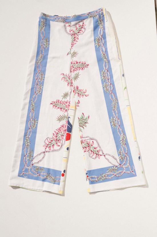  Carleen 팔라초 팬츠 칼린 스카우트 타이백