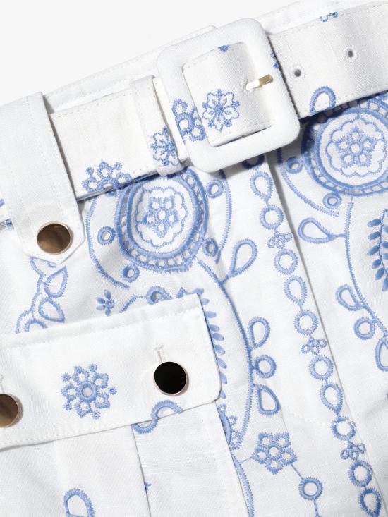 26SS 셀프 포트레이트 숏 스커트 AC26009SKW WHITE White - SELF PORTRAIT