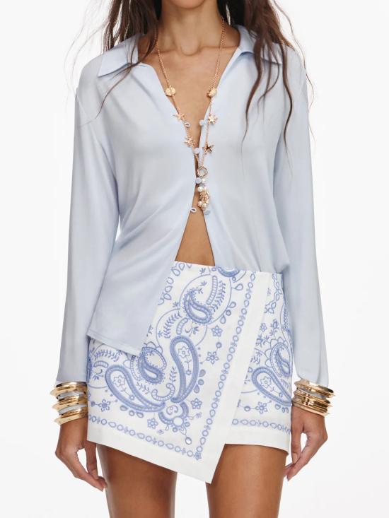 26SS 셀프 포트레이트 숏 스커트 AC26009SKW WHITE White - SELF PORTRAIT