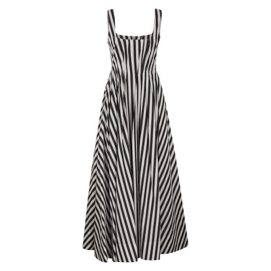 26SS 스포트막스 미디 원피스 2612221112600 WHITE BLACK