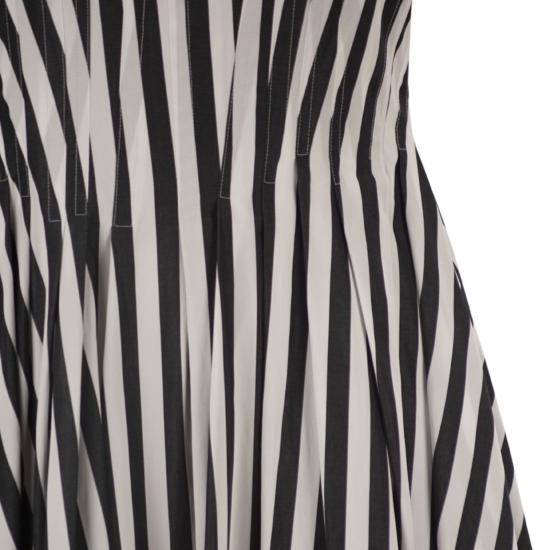 26SS 스포트막스 미디 원피스 2612221112600 WHITE BLACK - SPORTMAX