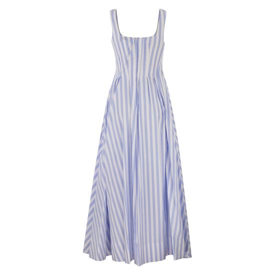 26SS 스포트막스 미디 원피스 2612221112600 WHITE LIGHT BLUE - SPORTMAX