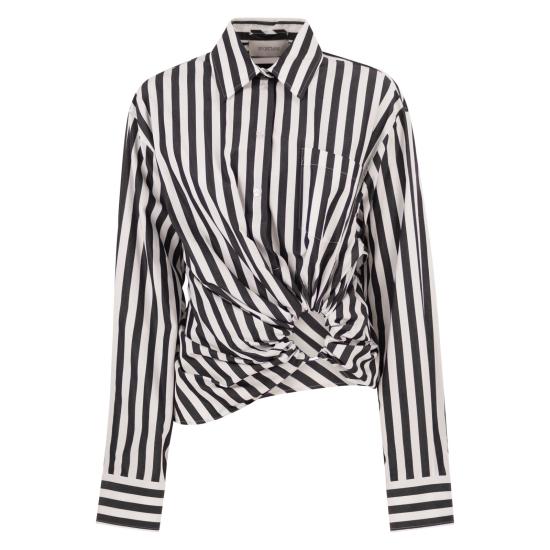 26SS 스포트막스 셔츠 2612111012600 WHITE BLACK