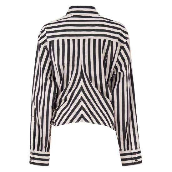 26SS 스포트막스 셔츠 2612111012600 WHITE BLACK - SPORTMAX