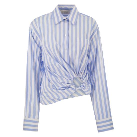 26SS 스포트막스 셔츠 2612111012600 WHITE LIGHT BLUE