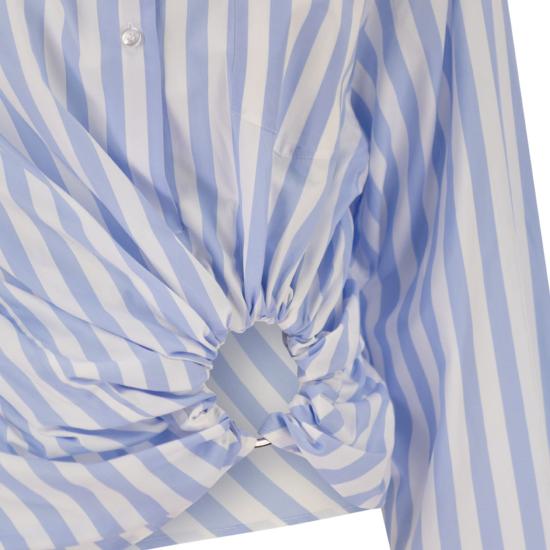 26SS 스포트막스 셔츠 2612111012600 WHITE LIGHT BLUE - SPORTMAX