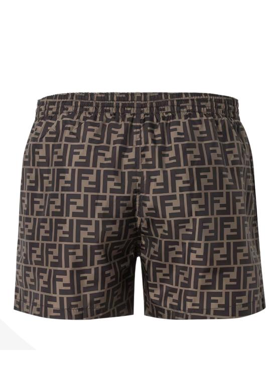 26SS 펜디 테크니컬 패브릭 숏팬츠 FXB077A79F F13IZ Brown - FENDI