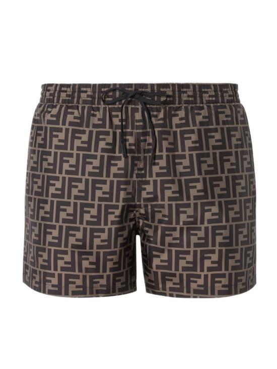 26SS 펜디 테크니컬 패브릭 숏팬츠 FXB077A79F F13IZ Brown