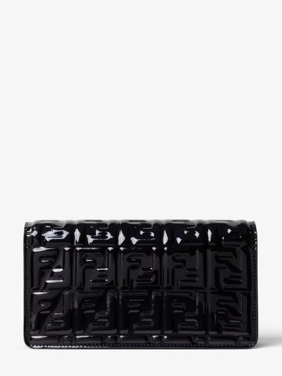 26SS 펜디 바게트 체인 지갑 8M0498AW5O F0KUR Black - FENDI