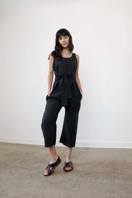  지 로파 점프수트 Zii Ropa 미드웨이트 프렌치 린넨 - ZII ROPA
