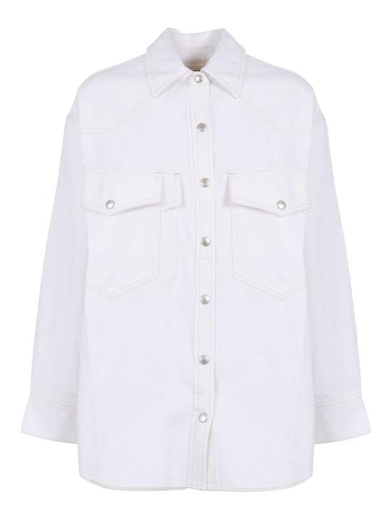  에이골디 탑 아골데 로타 웨스턴 셔츠 화이트