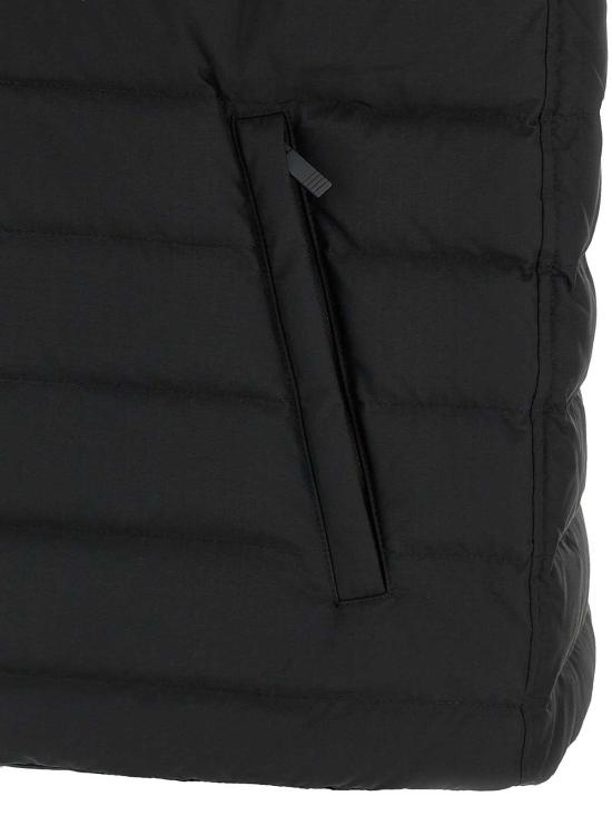  톰브라운 샤이니 립스탑 라이트웨이트 다운 필 4-바 베스트 MVD036XF1095001 Black - THOM BROWNE