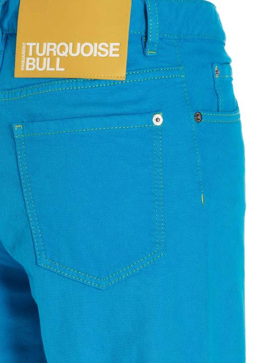  디스퀘어드2 스트레이트 팬츠 S75LB0742S30811534 Blue - DSQUARED2