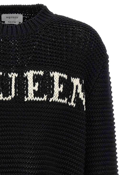  알렉산더 맥퀸 스웨터 829319Q1BDL1080 Black - ALEXANDER MCQUEEN