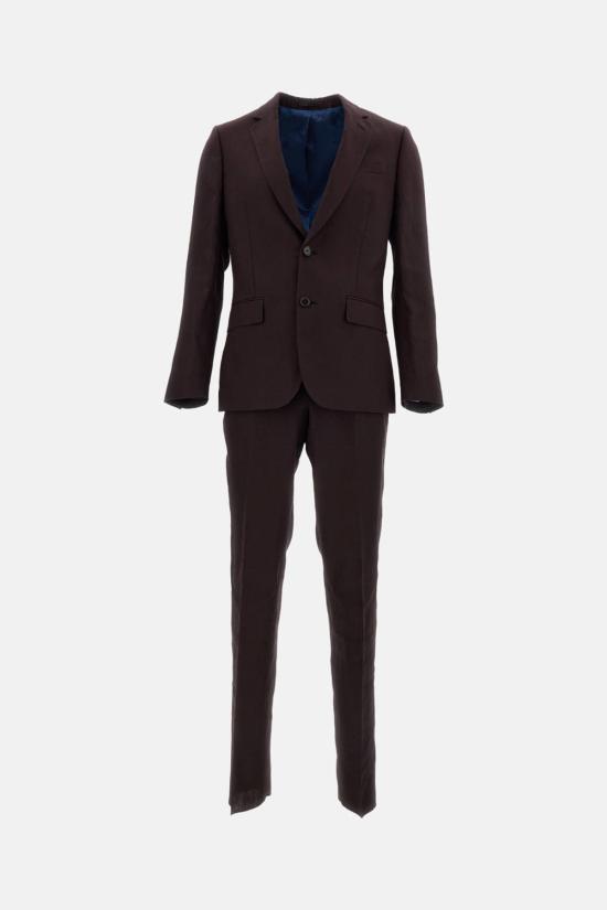  폴 스미스 수트 자켓 테일러드 핏 투 버튼 수트 (퍼플) - PAUL SMITH