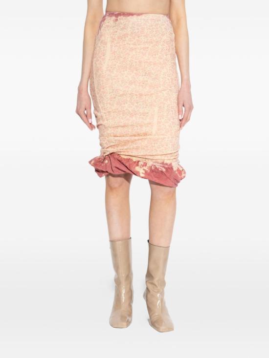 26SS 디젤 O-PALE 플러피 헴 트리티드 더블 레이어 스커트 A22940 0IFBA38WA - DIESEL