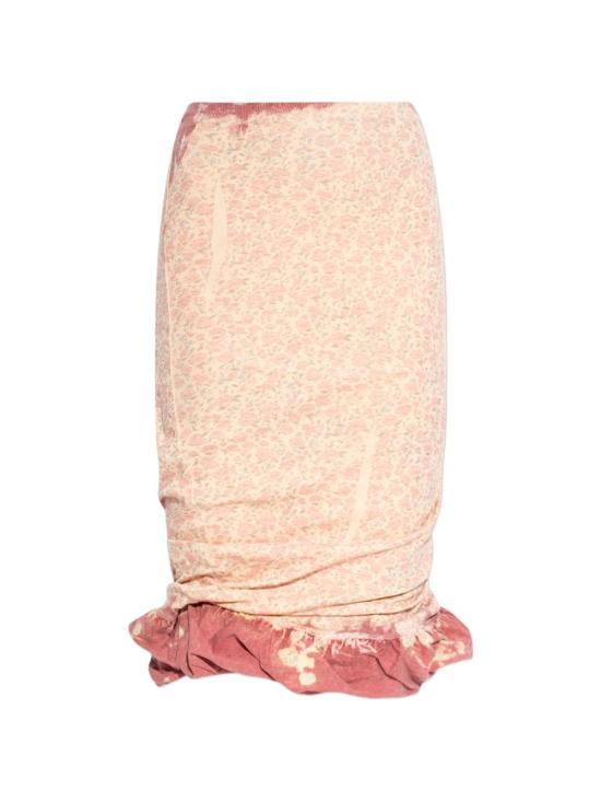 26SS 디젤 O-PALE 플러피 헴 트리티드 더블 레이어 스커트 A22940 0IFBA38WA