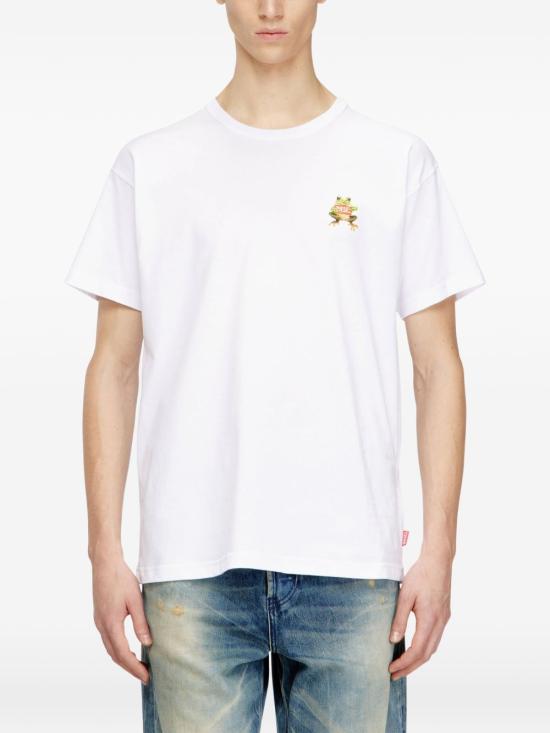 26SS 디젤 반팔 티셔츠 A21651 0PLAT100 - DIESEL