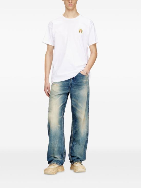 26SS 디젤 반팔 티셔츠 A21651 0PLAT100 - DIESEL