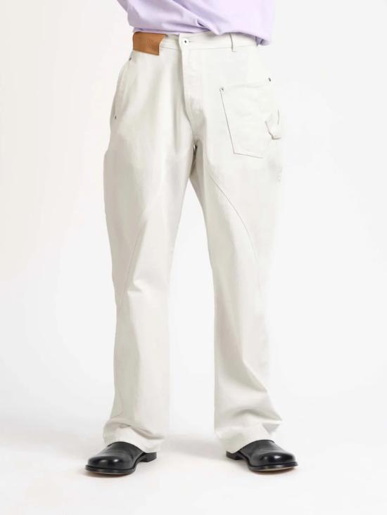 26SS JW앤더슨 데님 팬츠 DT0126 PG1933002 White - JW ANDERSON
