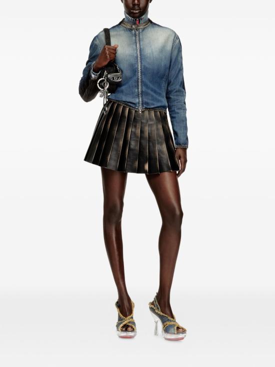 26SS 디젤 Short pleated distressed effect 스커트 A21153 0ALBP9XX - DIESEL