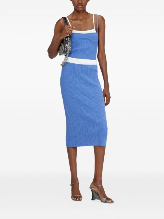 26SS 디젤 M-지니아 리브드 니트 스커트 A20840 0WICK8LF - DIESEL