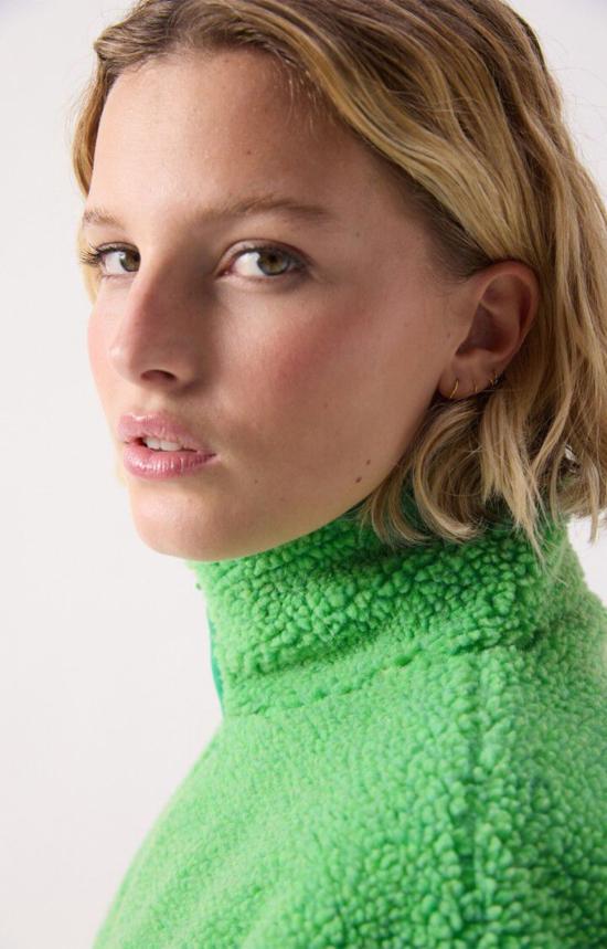  아메리칸 빈티지 자켓 호크타운 지퍼업 플리스 재킷 야자수 - AMERICAN VINTAGE